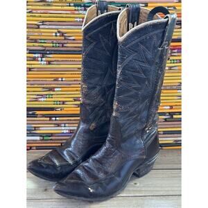 VTG Nocona Western Cowgirl Boots BOHO Retro Women's Sz 5